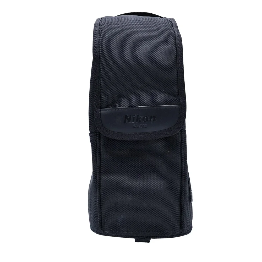 NIKON Black CL-M2 Semi-Soft Lens Case Ballistic Nylon Padded Pouch - NO STRAP